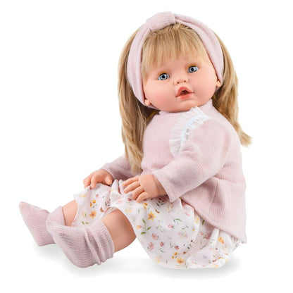 Presentamos Muñeca Leonor llorona de 63 cm con el SKU 42190124 recomendado para + 3 años