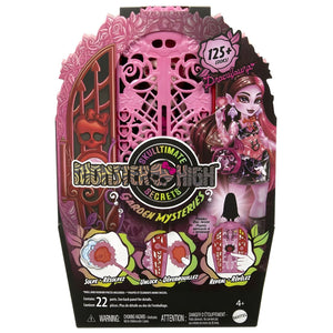 Apresentamos Monster High - Draculaura  com armário Skulltime Secrets com o SKU 775544325 recomendado para + 4 anos