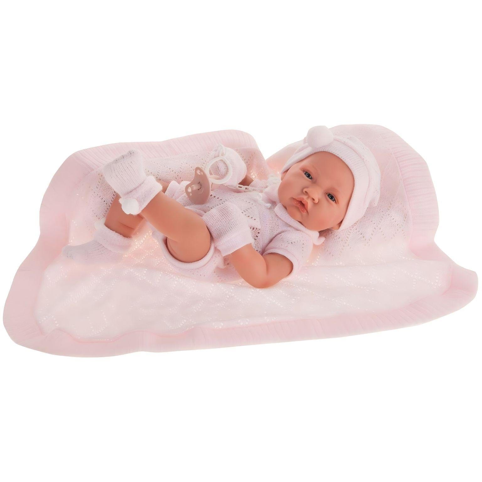 Apresentamos Boneca Recém-Nascida Rosa 42 cm com o SKU 855006425 recomendado para + 3 anos