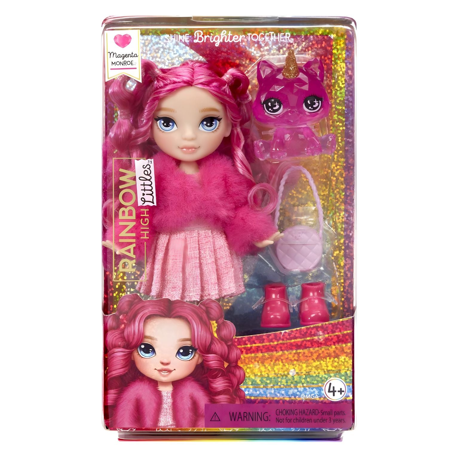 boneca Rainbow High Littles - Magenta Monroe