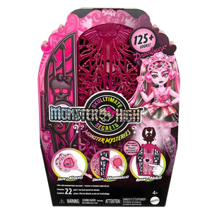 boneca Monster High - Draculaura  com armário Skulltime Secrets