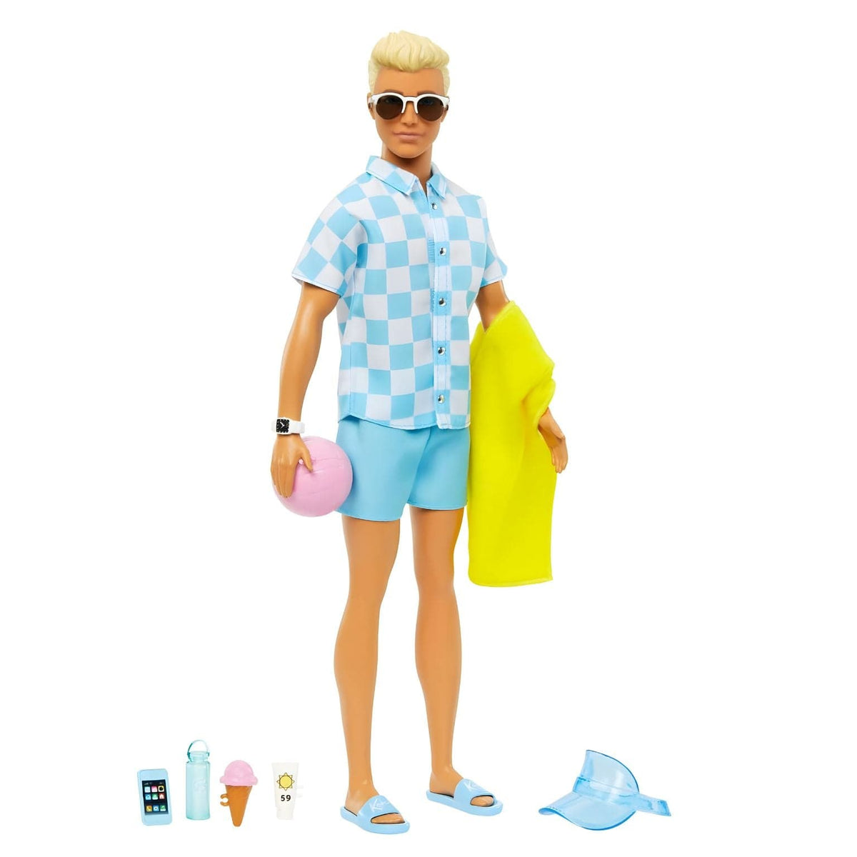 Apresentamos Boneco Ken Dia de Praia com o SKU 851624324 recomendado para + 3 anos