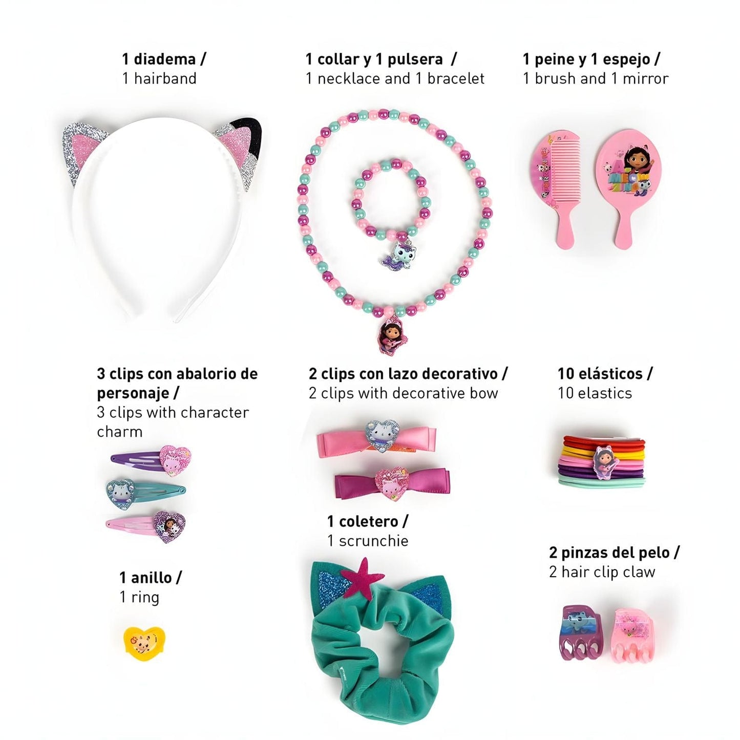 Apresentamos Conjuto de beleza Gabby´s Dollhouse com o SKU 770294324 recomendado para + 3 anos