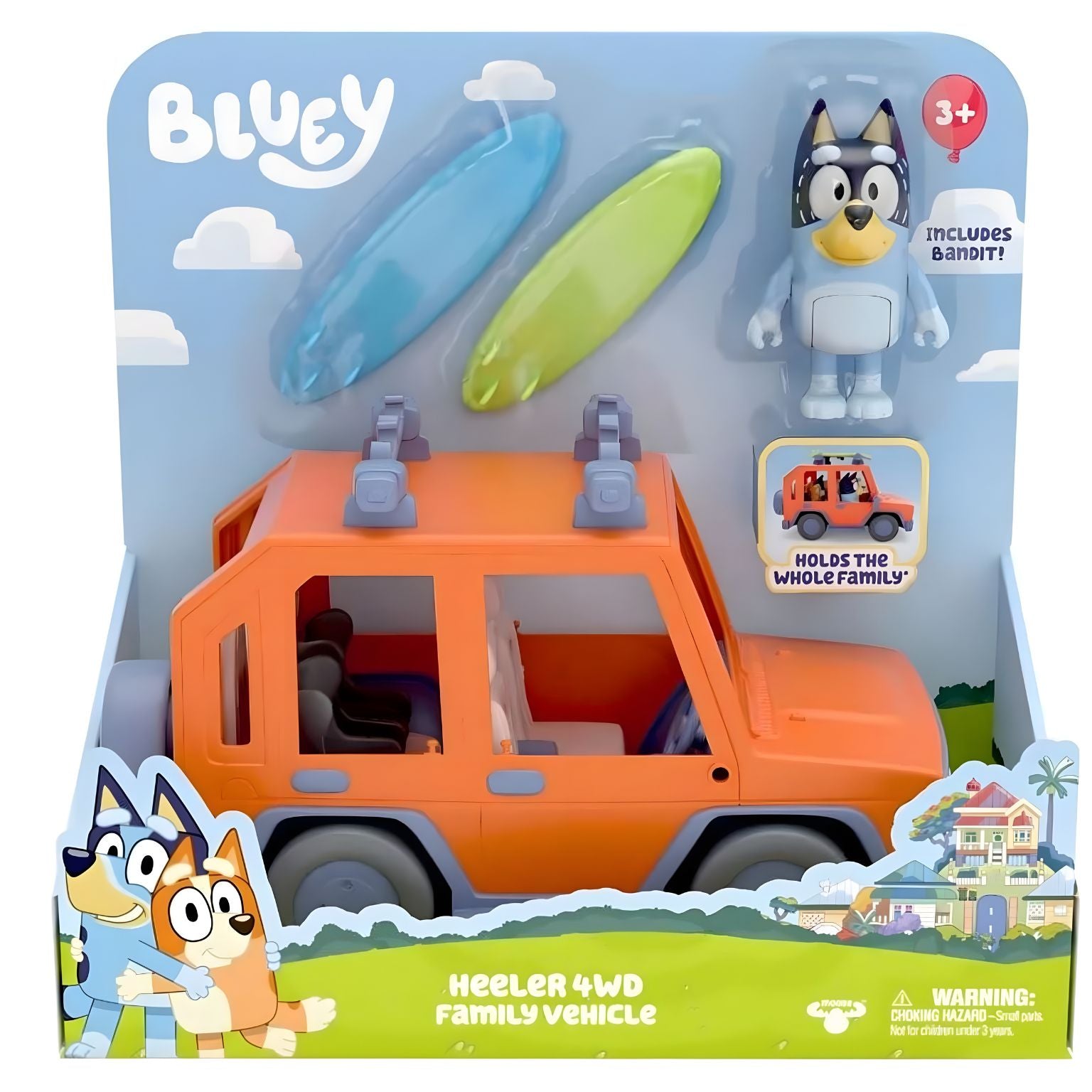 brinquedo da Bluey Jipe 4 x 4