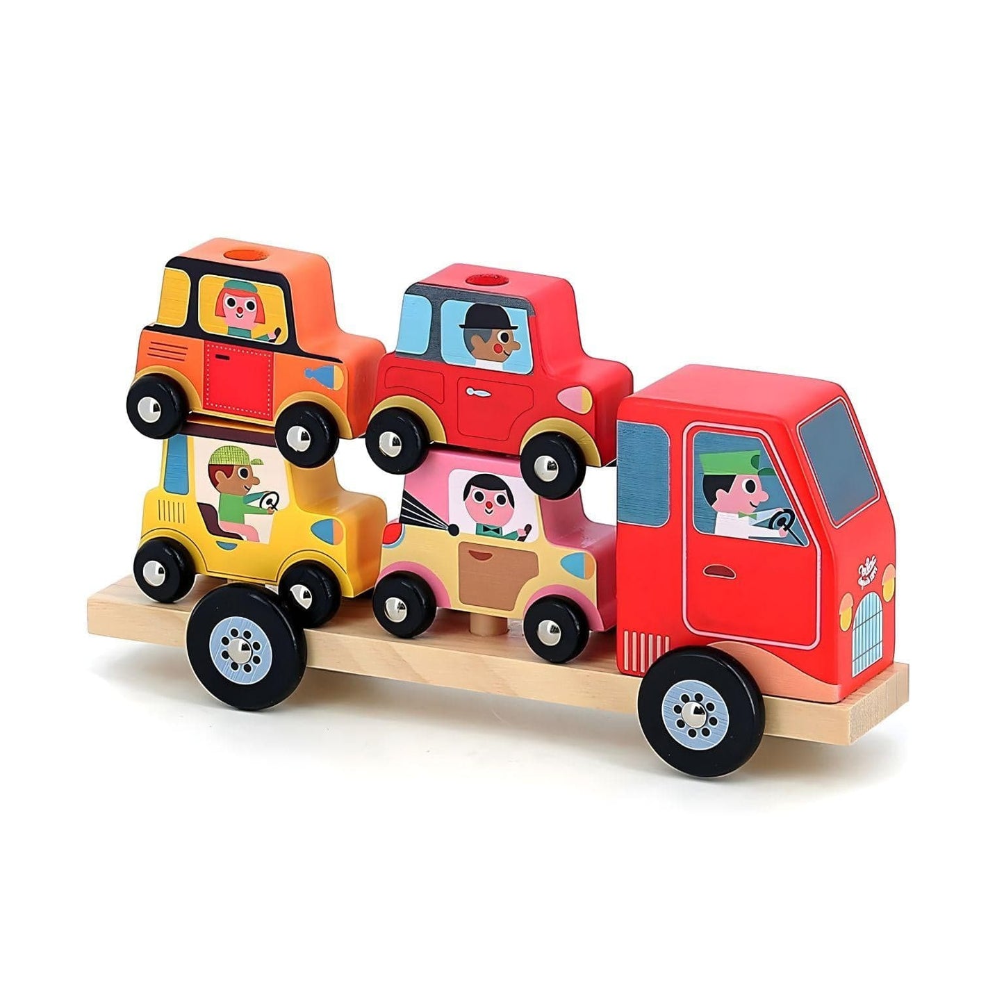 Apresentamos Camião de empilhar carros com o SKU 26763625 recomendado para + 2 anos