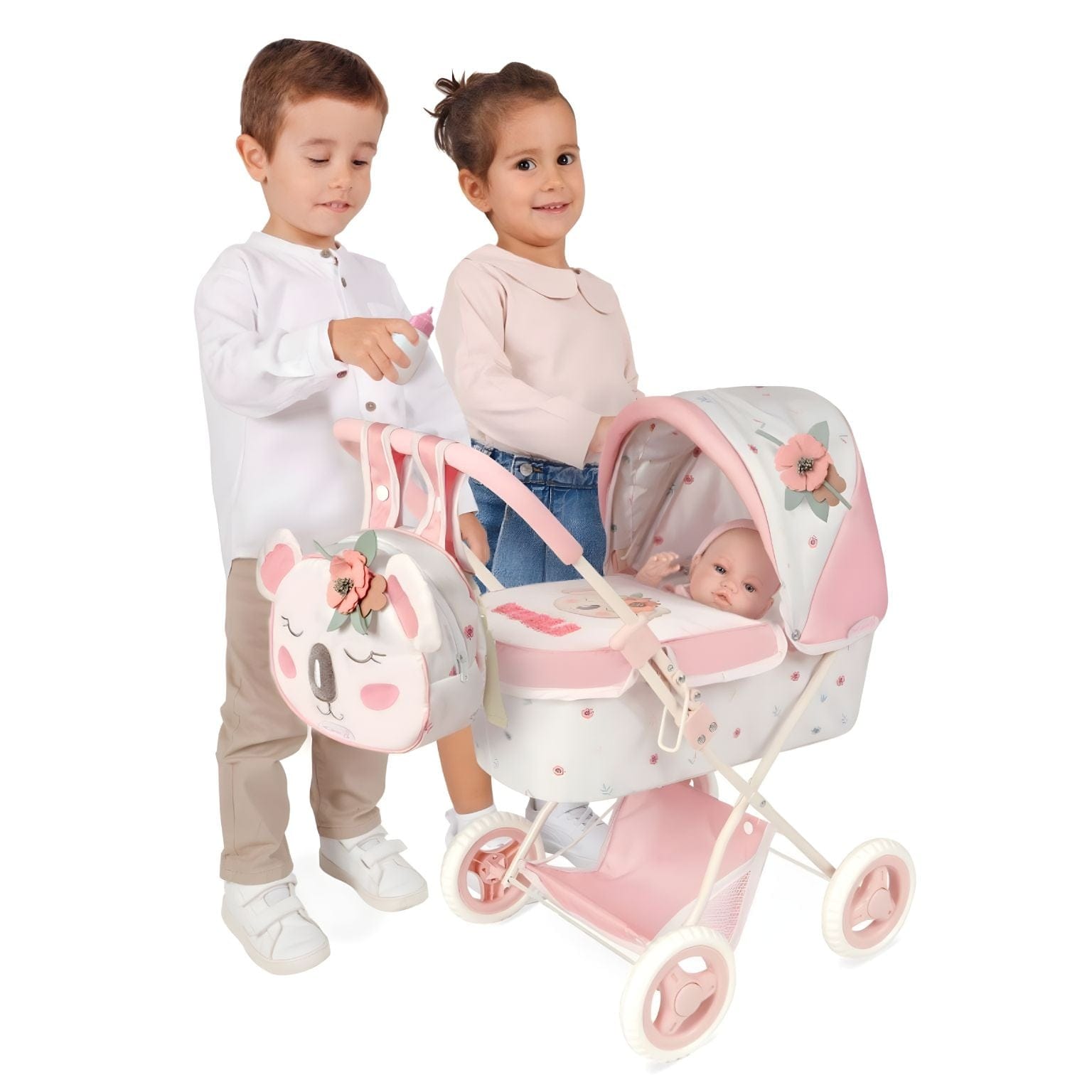 Apresentamos Carrinho de bonecas Koala com berço com o SKU 628507925 recomendado para + 3 anos