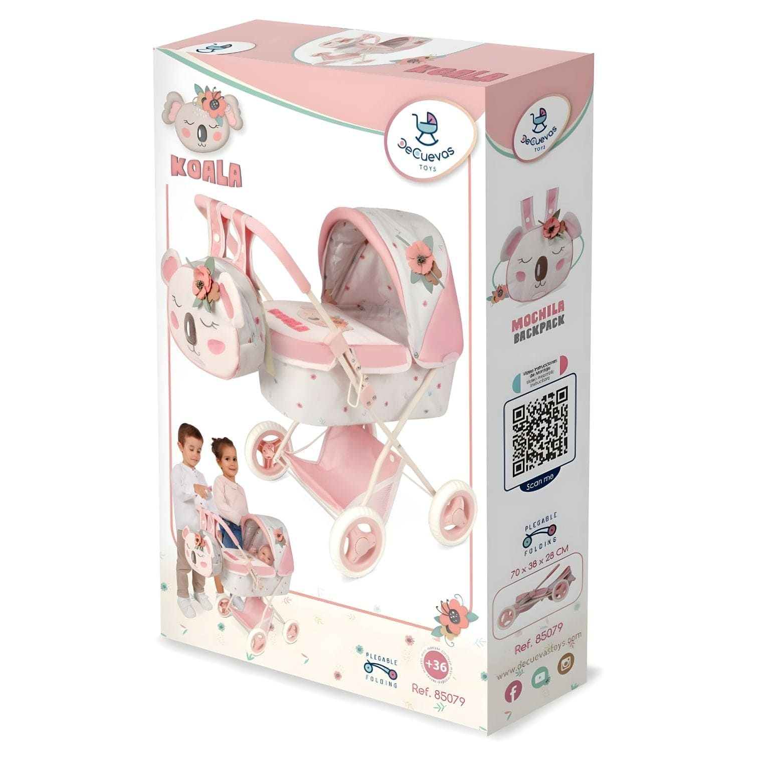 Apresentamos Carrinho de bonecas Koala com berço com o SKU 628507925 recomendado para + 3 anos