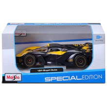 Apresentamos Bugatti Bolide Amarelo 1/24 com o SKU 684844424 recomendado para + 3 anos