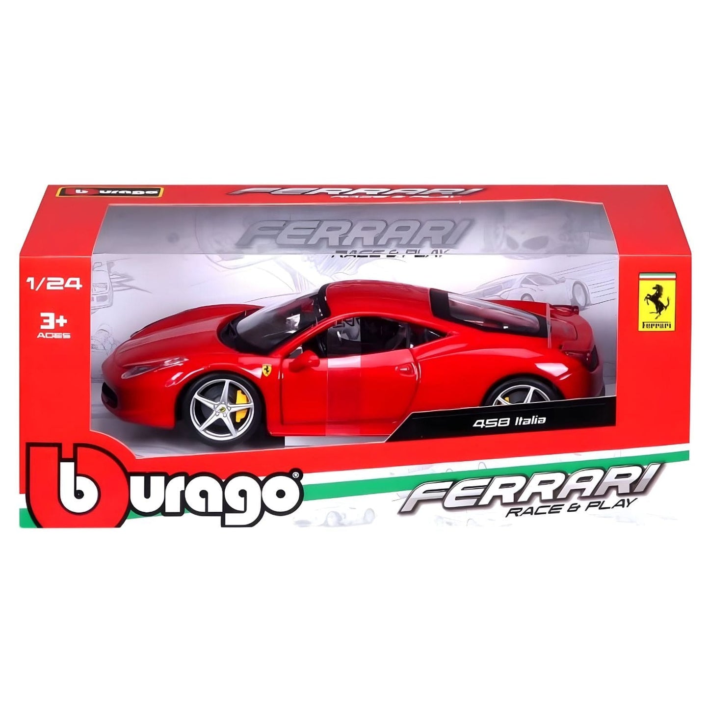 Apresentamos Ferrari 458 Italia com o SKU 682600324 recomendado para + 3 anos