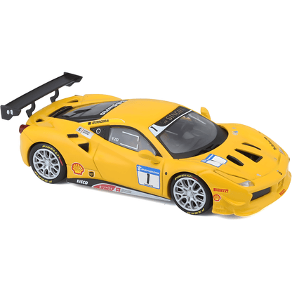 Presentamos Ferrari Racing 488 Challenge Amarillo 1/43 con el SKU 683630624 recomendado para + 14 años