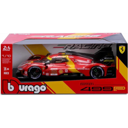 Presentamos Ferrari Racing 499P Le Mans Hypercar 1/18 con el SKU 131630124 recomendado para + 14 años