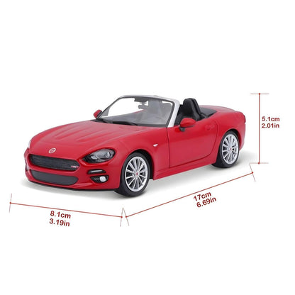 Presentamos Fiat 124 Spider Rojo 1/24 con el SKU 132108325 recomendado para + 3 años