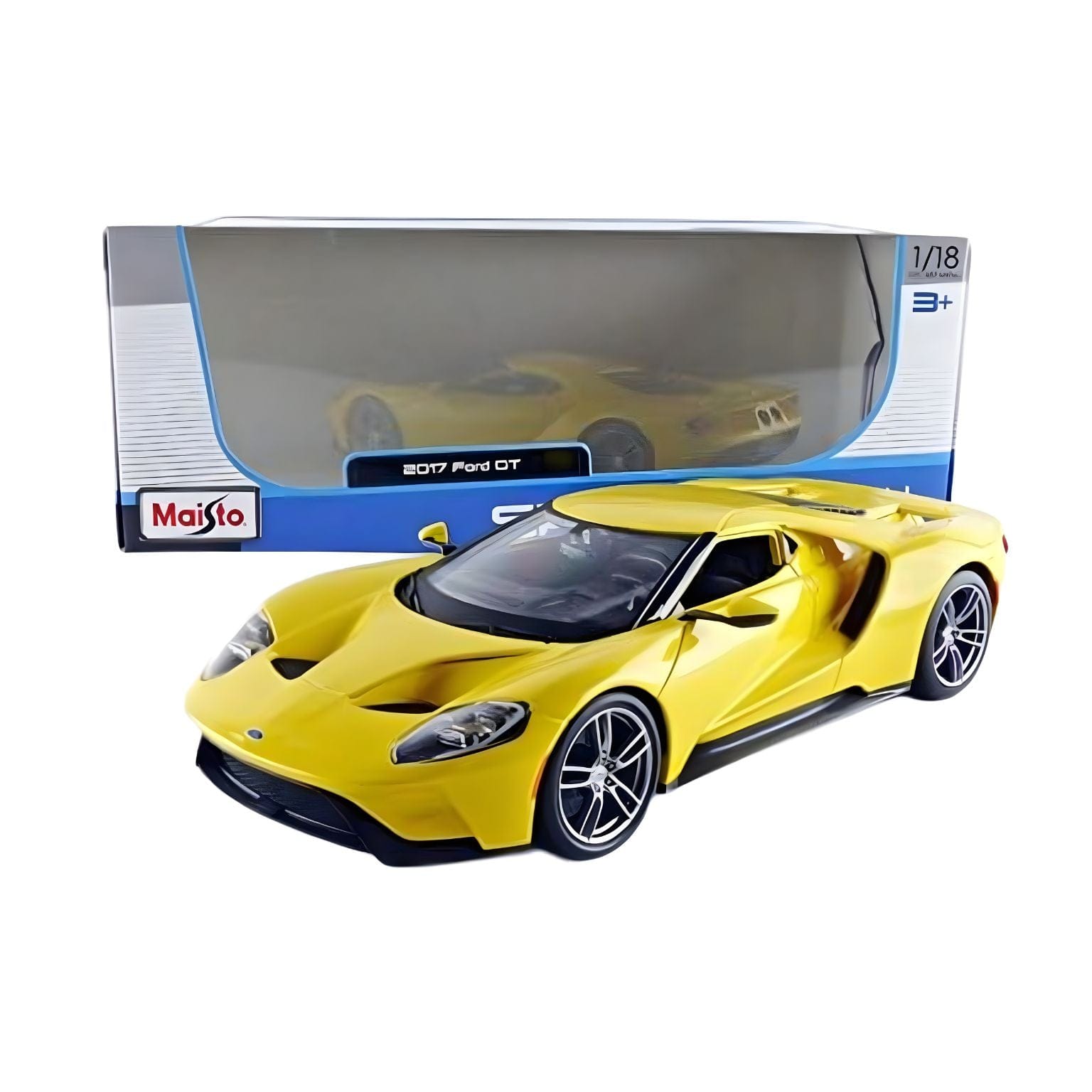 Apresentamos Ford GT 2017 Amarelo com o SKU 683138424 recomendado para + 3 anos