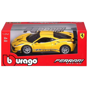 carro de brincar Ferrari Racing 488 Challenge Amarelo