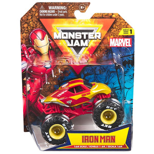 carro de brincar Monster Jam Marvel - Iron Man