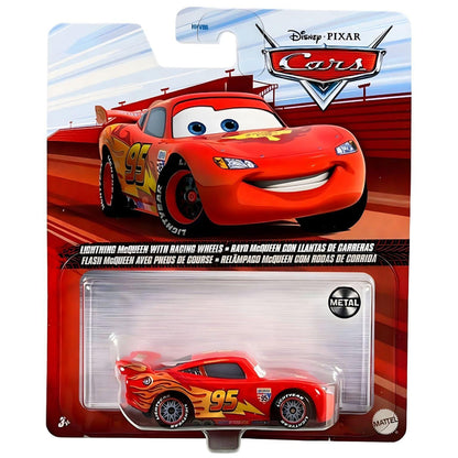 Cars Disney Rayo McQueen con Ruedas de Carrera en embalaje