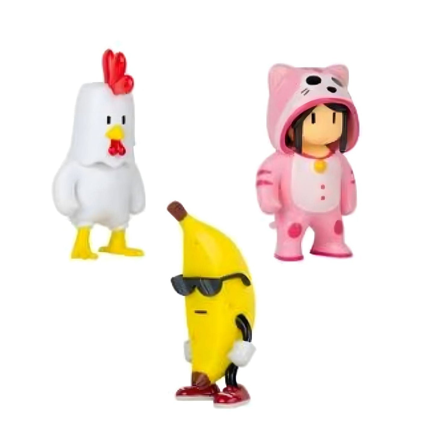Apresentamos Conjunto 3 figuras Stumble Guys (Pack 2) com o SKU 238950224 recomendado para + 3 anos