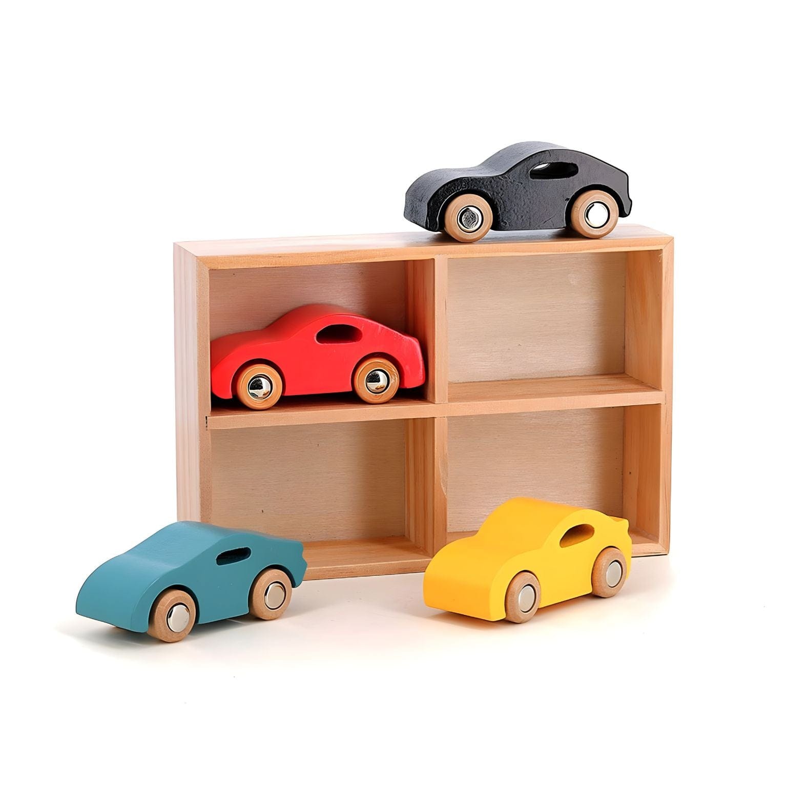 Apresentamos Conjunto viaturas em madeira Super Cars com o SKU 26236925 recomendado para + 3 anos