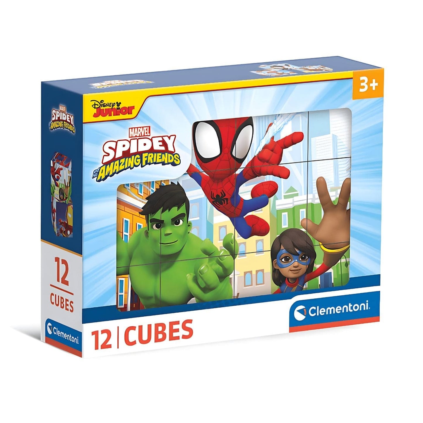 Apresentamos Cubo 12 Peças - Spidey and his Amazing Friends com o SKU 854119825 recomendado para + 3 anos