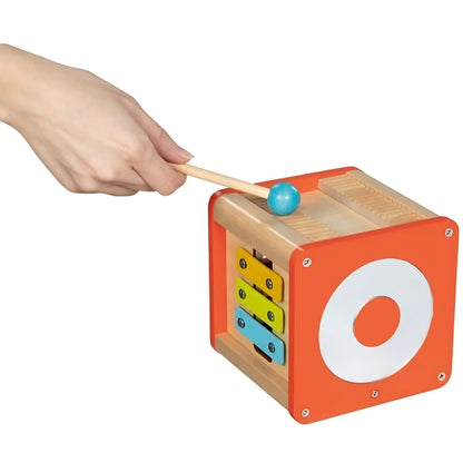 Brinquedo Cubo de actividades e ritmos para descobrir diferentes atividades