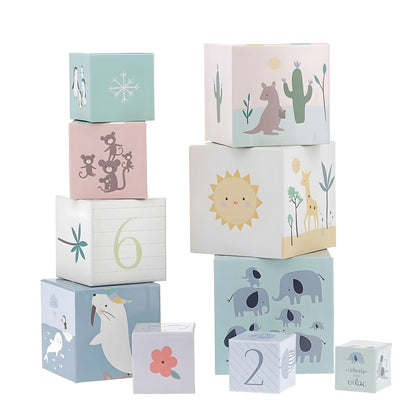 Presentamos Cubos apilables - Animales del Mundo con el SKU 26710424 recomendado para + 2 años