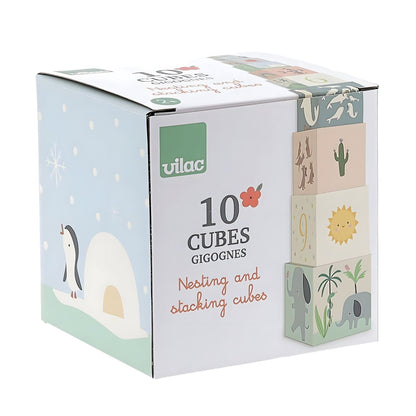 Presentamos Cubos apilables - Animales del Mundo con el SKU 26710424 recomendado para + 2 años