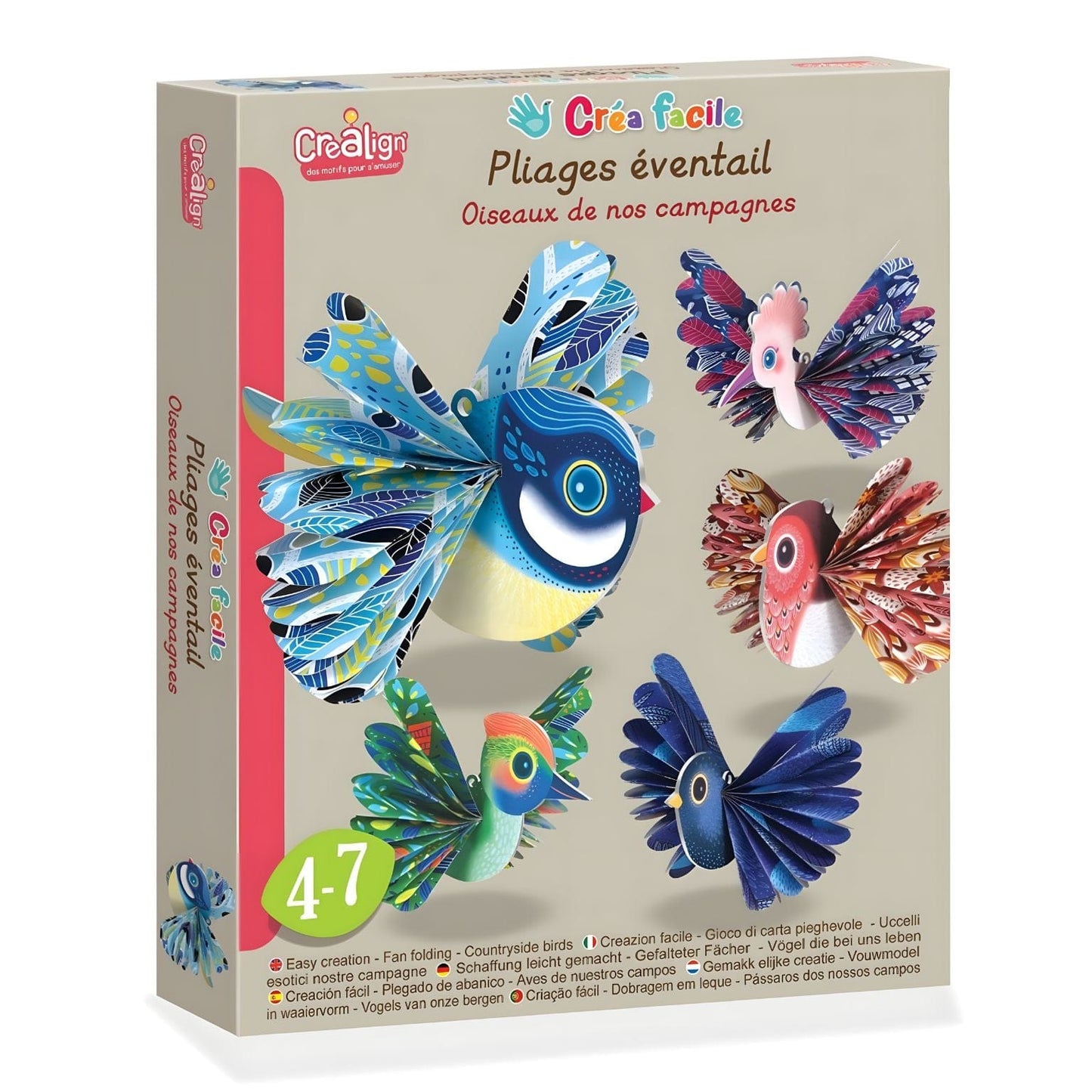 Apresentamos Dobragem em leque - Aves do campo com o SKU 711397625 recomendado para + 4 anos