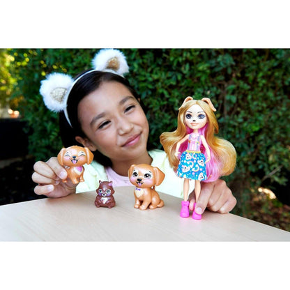 Presentamos Enchantimals City - Tails Gerika y Familia de Golden Retriever con el SKU 20630524 recomendado para + 4 años