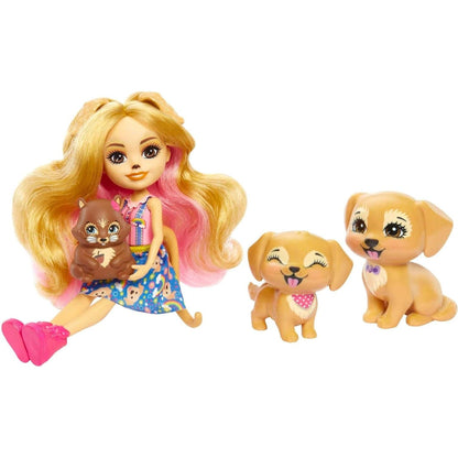 Presentamos Enchantimals City - Tails Gerika y Familia de Golden Retriever con el SKU 20630524 recomendado para + 4 años