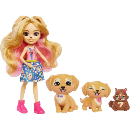 Presentamos Enchantimals City - Tails Gerika y Familia de Golden Retriever con el SKU 20630524 recomendado para + 4 años