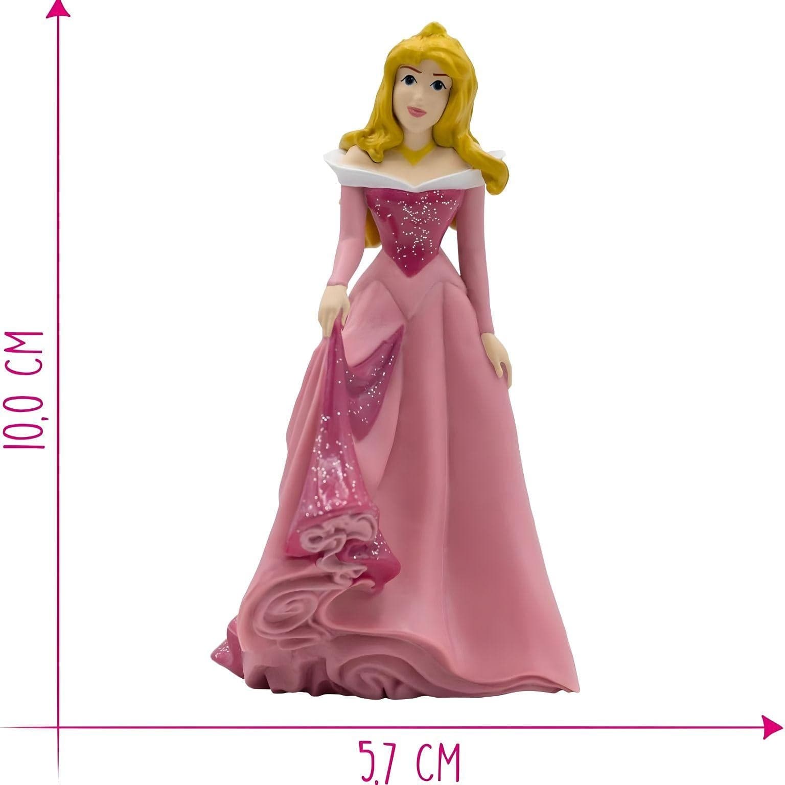 Apresentamos Figura Aurora - A Bela Adormecida (vestido cor-de-rosa) com o SKU 621340519 recomendado para + 3 anos