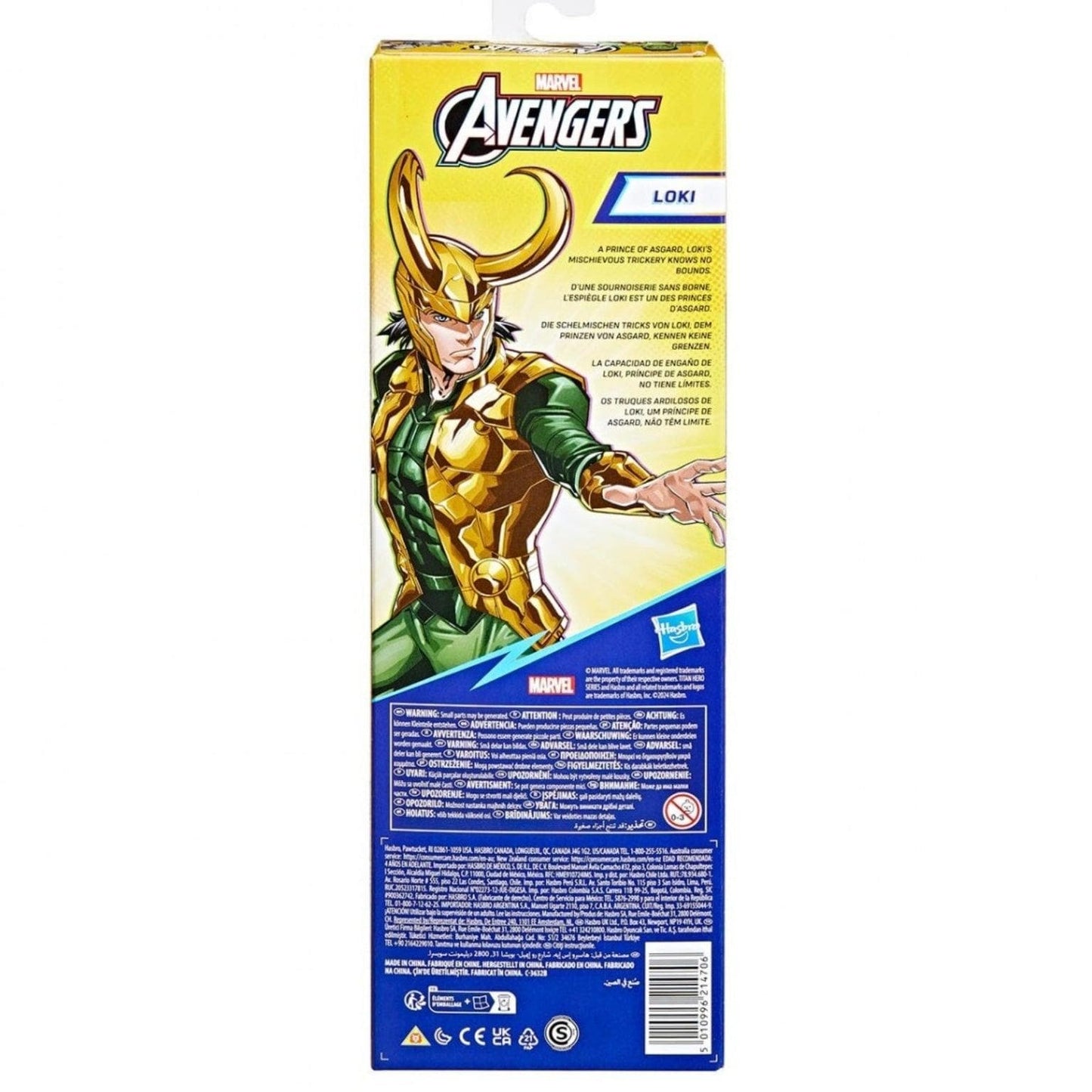 Apresentamos Figura Marvel Loki com o SKU 90787424 recomendado para + 4 anos