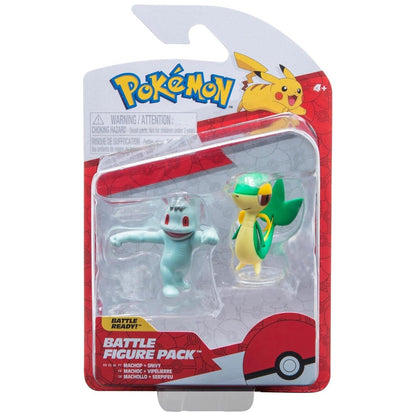 Presentamos Figuras de Batalla Pokémon – Machop & Snivy con el SKU 23300224 recomendado para + 4 años