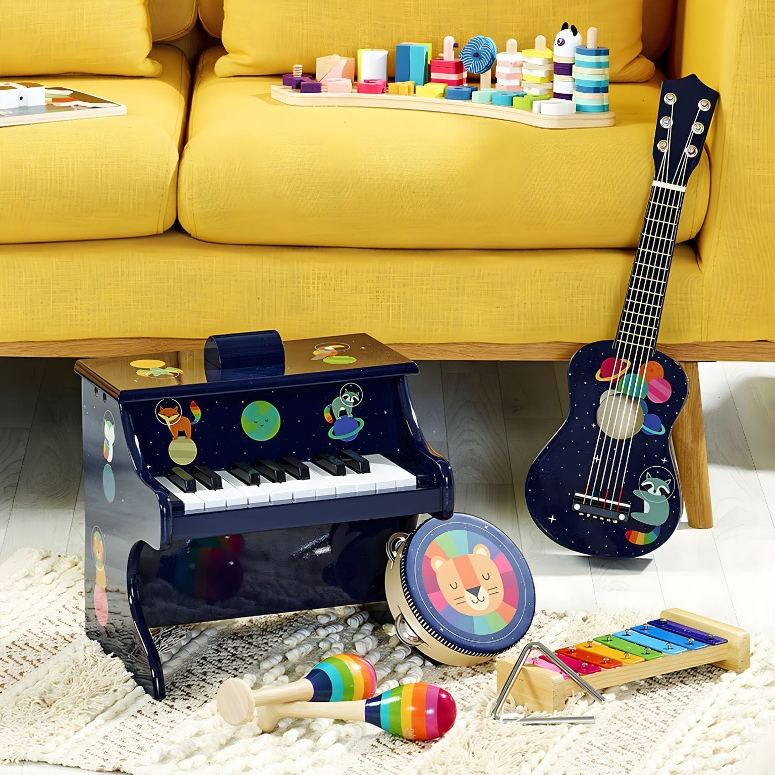 Apresentamos Guitarra de madeira Espace de Andy Westface com o SKU 26740625 recomendado para + 3 anos