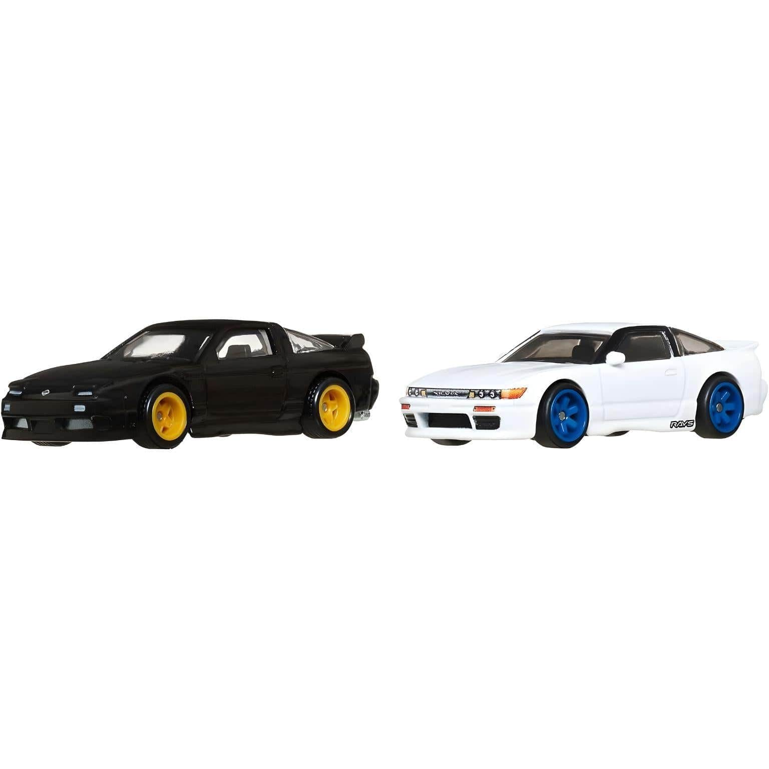 Apresentamos Hot Wheels - 96 Nissan 180SX Type X & Nissan SilEighty com o SKU 232626325 recomendado para + 3 anos