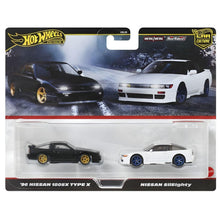 Apresentamos Hot Wheels - 96 Nissan 180SX Type X & Nissan SilEighty com o SKU 232626325 recomendado para + 3 anos