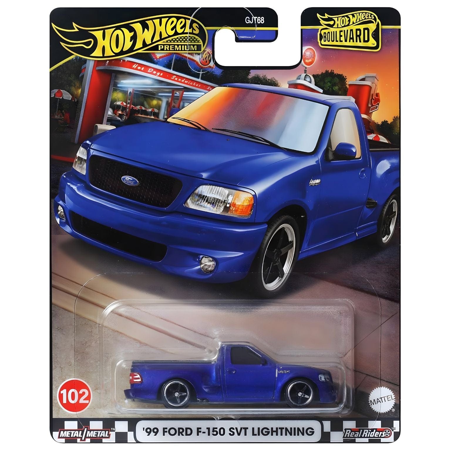 Apresentamos Hot Wheels Boulevard - 99 Ford F-150 SVT Lightning com o SKU 771855324 recomendado para + 3 anos