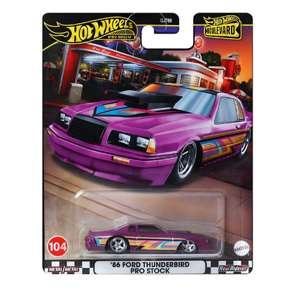 Presentamos Hot Wheels Boulevard - 86 Ford Thunderbird Pro Stock con el SKU 778560324 recomendado para + 3 años