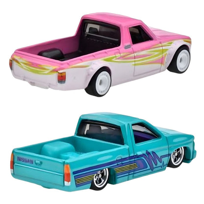 Presentamos Hot Wheels Car Culture - 1975 Datsun Sunny Truck (B120) y Custom 93 Nissan Hardbody (D21) con el SKU 771845424 recomendado para + 3 años