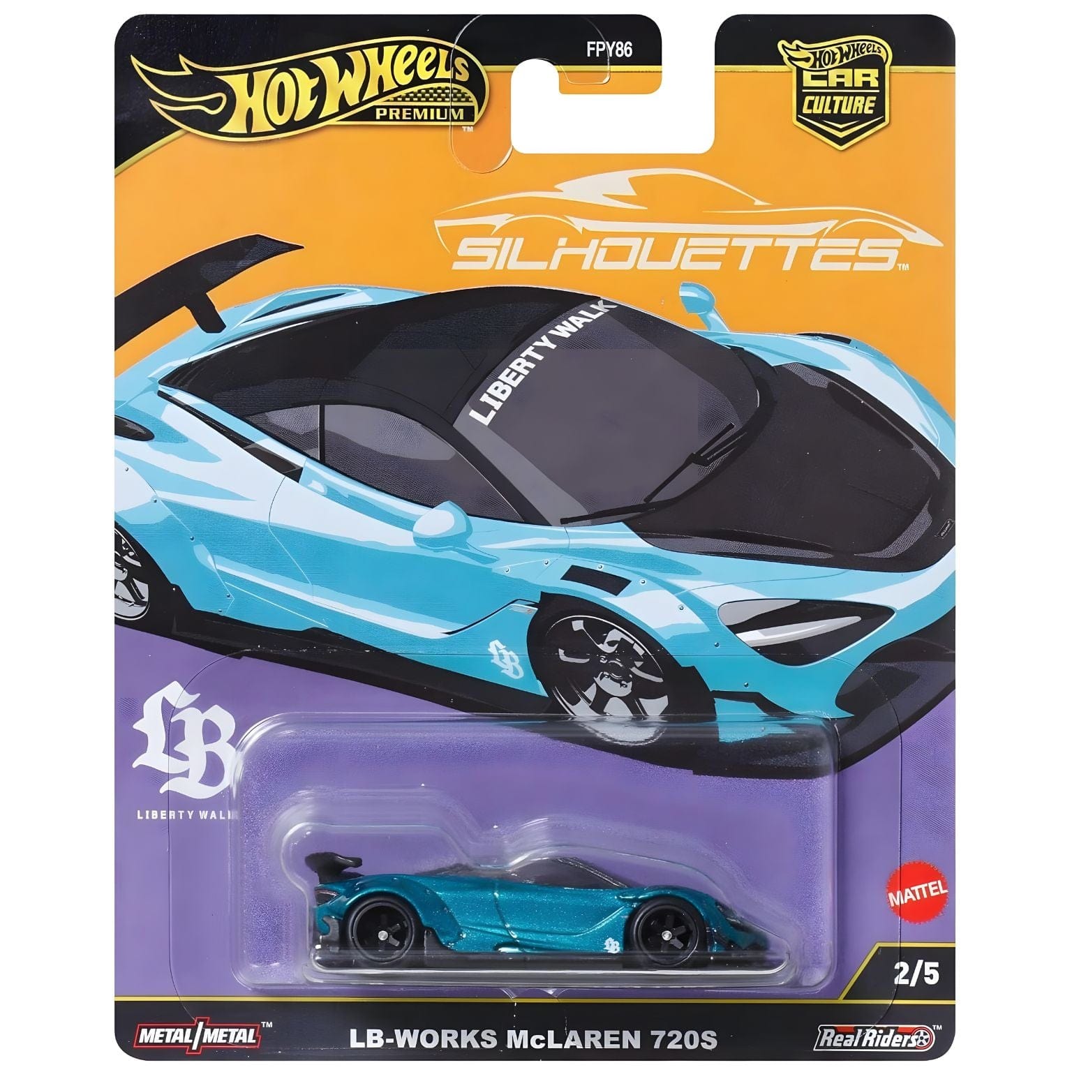 Apresentamos Hot Wheels - LB-Works McLaren 720S com o SKU 232622525 recomendado para + 3 anos