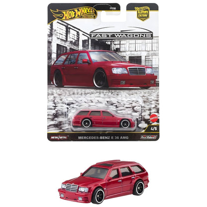 Presentamos Hot Wheels - Mercedes-Benz E 36 AMG Fast Wagons con el SKU 232623925 recomendado para + 3 años