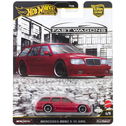 Presentamos Hot Wheels - Mercedes-Benz E 36 AMG Fast Wagons con el SKU 232623925 recomendado para + 3 años