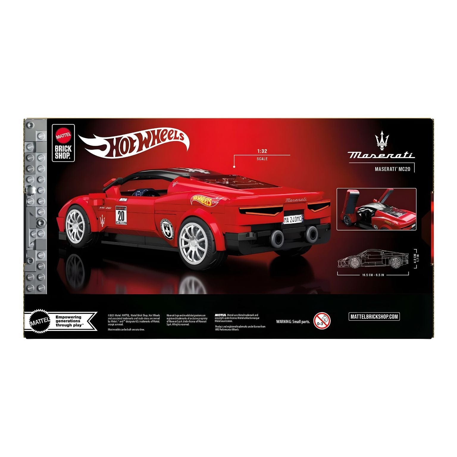 Apresentamos Hot Wheels Speed Series - Maserati MC50 com o SKU 233315425 recomendado para + 3 anos
