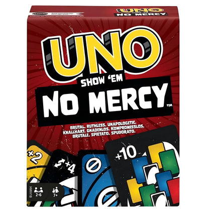 Juego de cartas UNO Show 'Em No Mercy en embalaje oficial