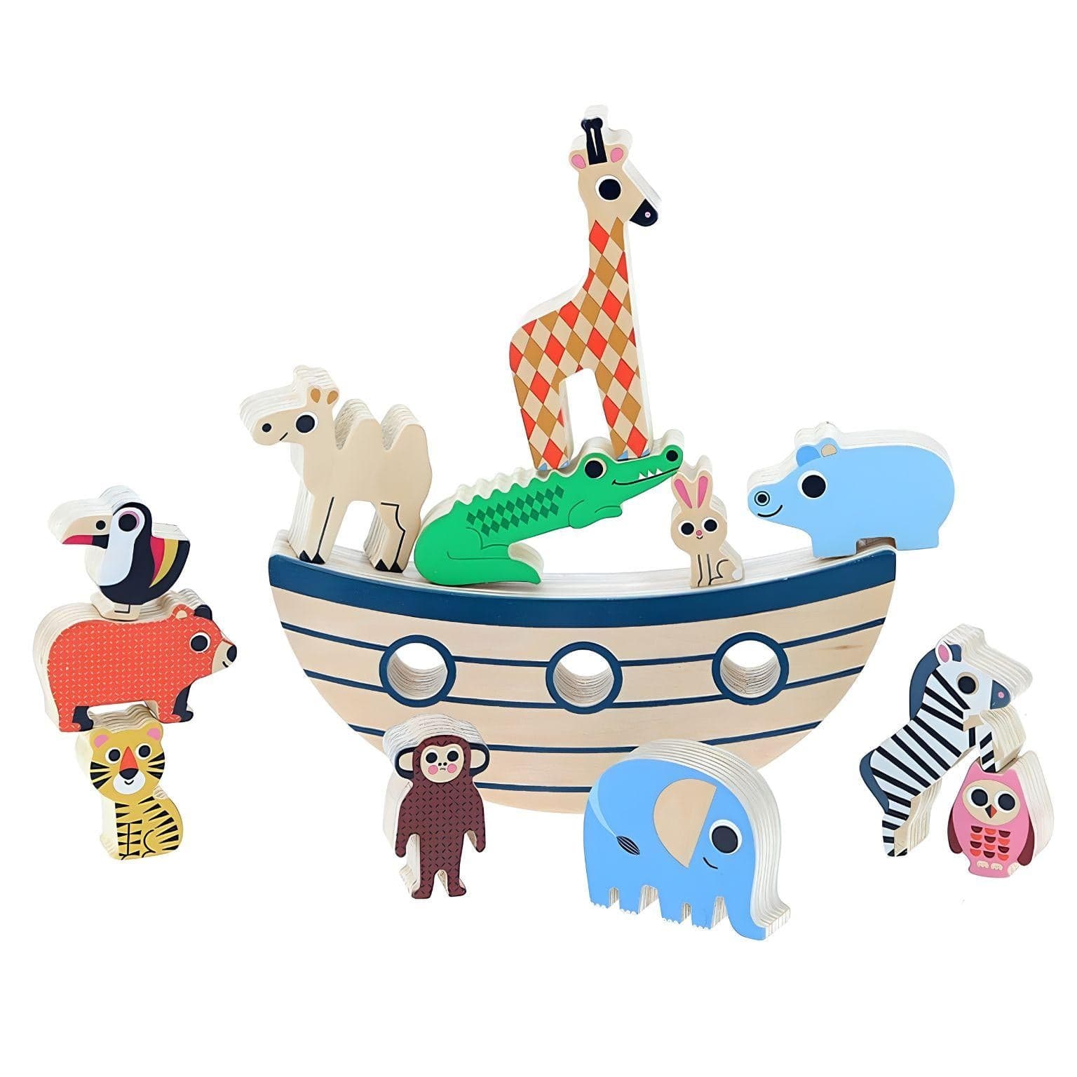 Apresentamos Jogo de Equilibrismo Barco de Animais com o SKU 26762925 recomendado para + 4 anos
