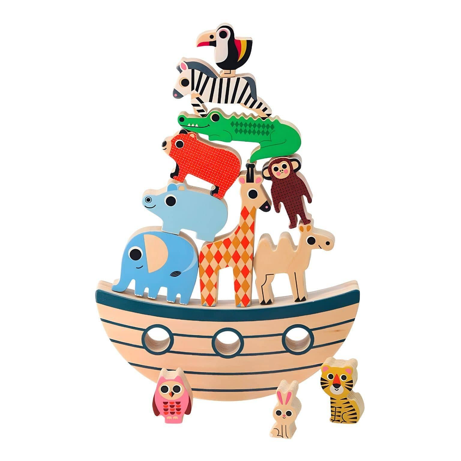 Apresentamos Jogo de Equilibrismo Barco de Animais com o SKU 26762925 recomendado para + 4 anos