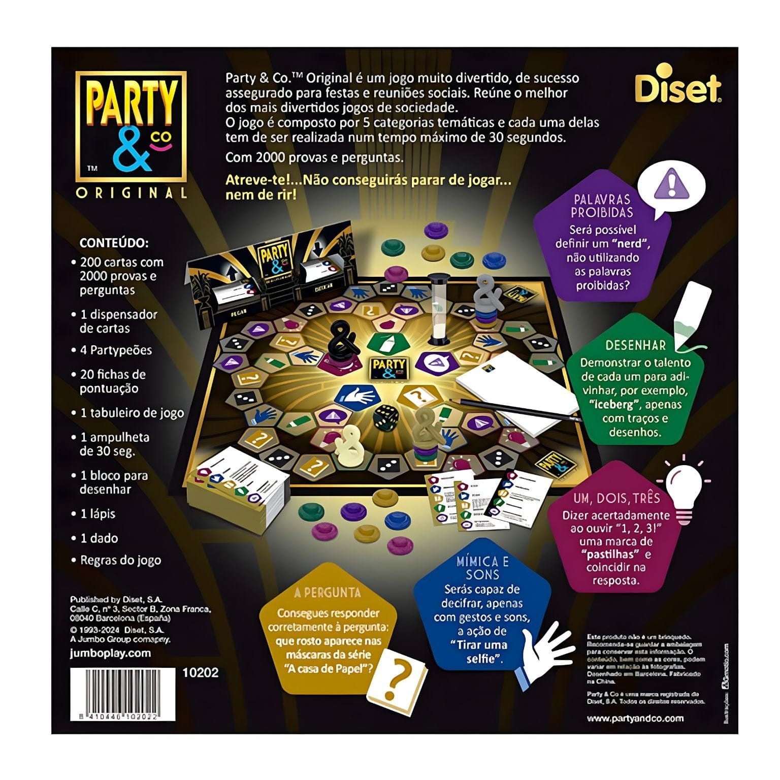 Apresentamos Jogo Party & Co Original (PT) com o SKU 81020225 recomendado para + 14 anos