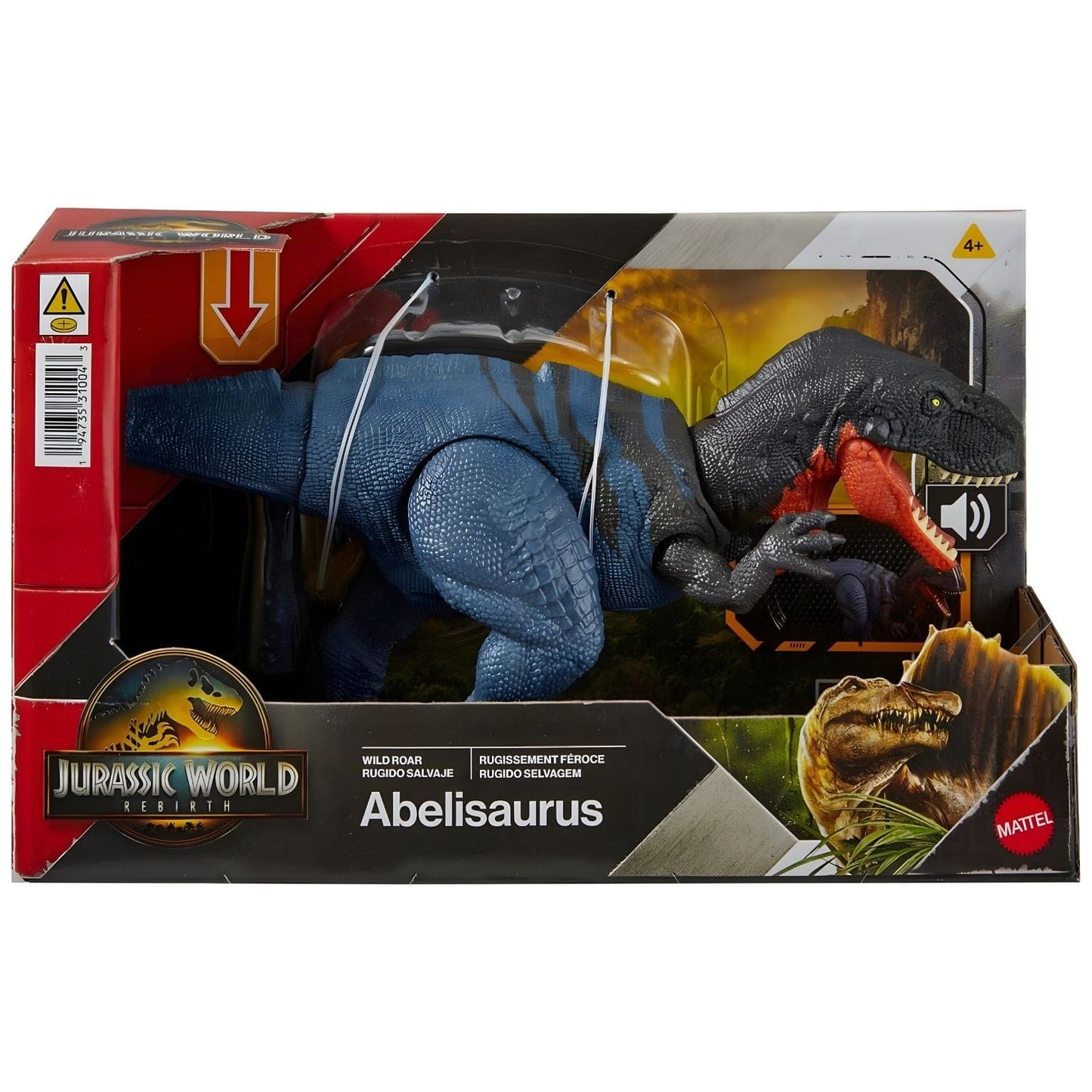 Apresentamos Jurassic World - Dinossauro Abelisaurus com o SKU 233100425 recomendado para + 4 anos