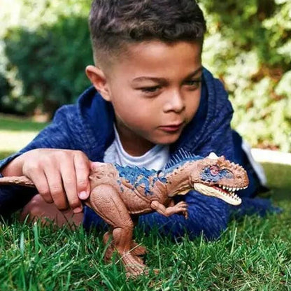 Presentamos Jurassic World Rajasaurus ruge y ataca con el SKU 853412322 recomendado para + 4 años