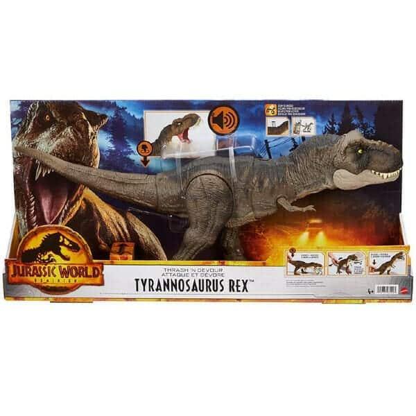 Jurassic World T-Rex ataca e devora - Brincatoys